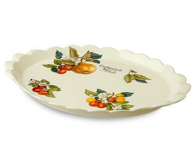 Блюдо овальное Итальянские фрукты Nuova Cer