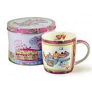 Кружка Гурман (розовый горошек) R2S 0,35 л