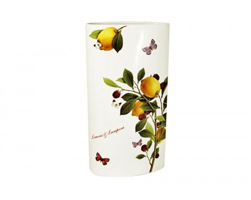 Ваза для цветов большая Лимонный блюз Ceramiche Viva 40 см