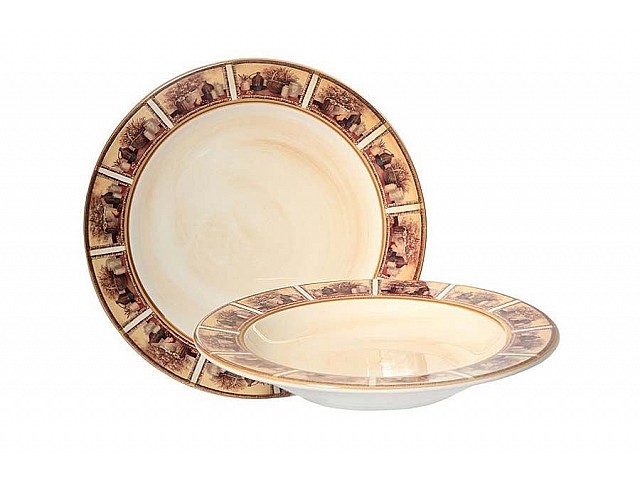 Набор тарелок:суповая и обеденная LCS Натюрморт