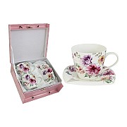 Набор: 2 чашки + 2 блюдца Цветочный фестиваль Colombo