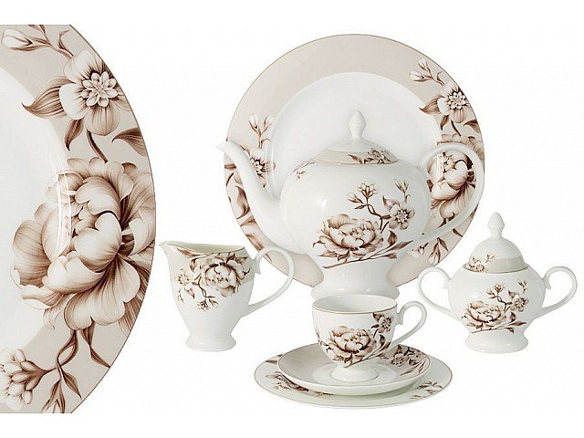 Чайный сервиз Стефания Emily на 12 персон 40 предметов