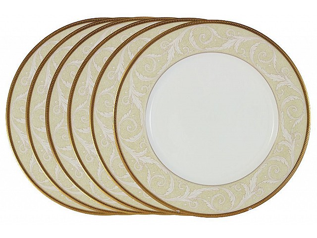 Набор из 6 обеденных тарелок Ноктюрн Голд Narumi