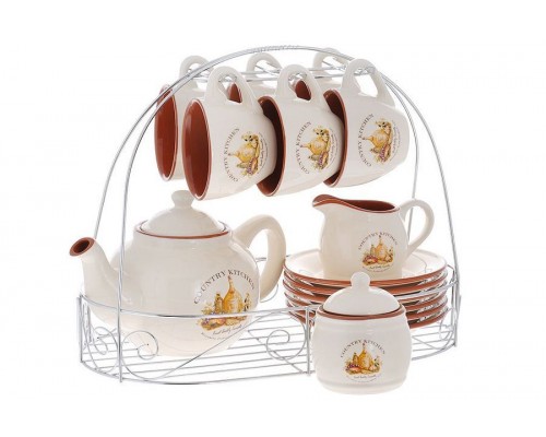 Чайный сервиз Сардиния Terracotta на 6 персон