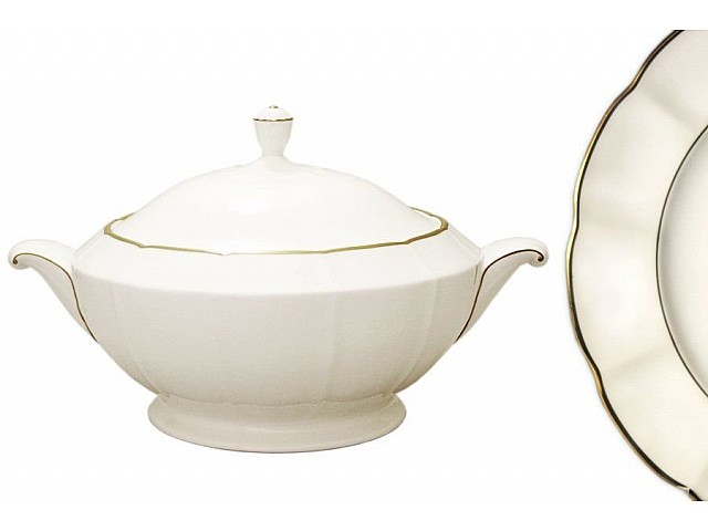 Супница с крышкой Золотой лотос Narumi