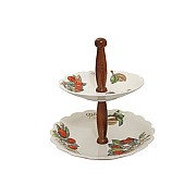 Ваза для фруктов (двухъярусная) Черешня Nuova Cer