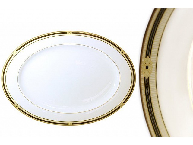 Овальное блюдо Виндзор Narumi 44 см