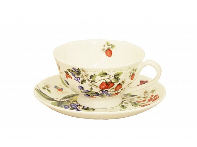 Чашка с блюдцем 0,2л Ягодная мечта R2S