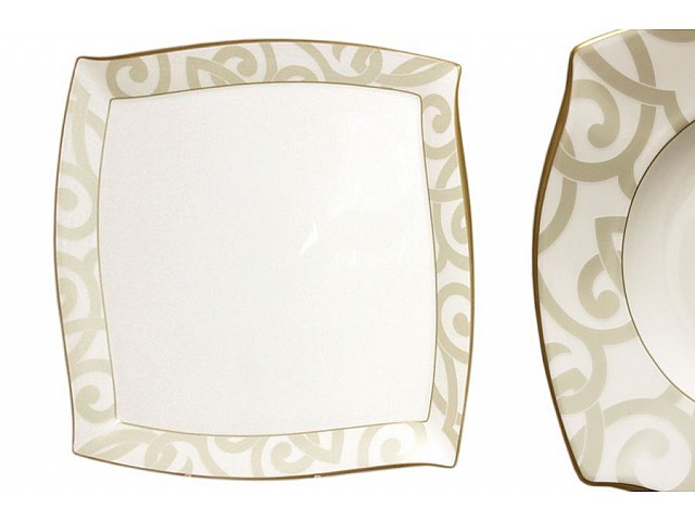 Блюдо Gregory Gold Narumi квадратное 32 см