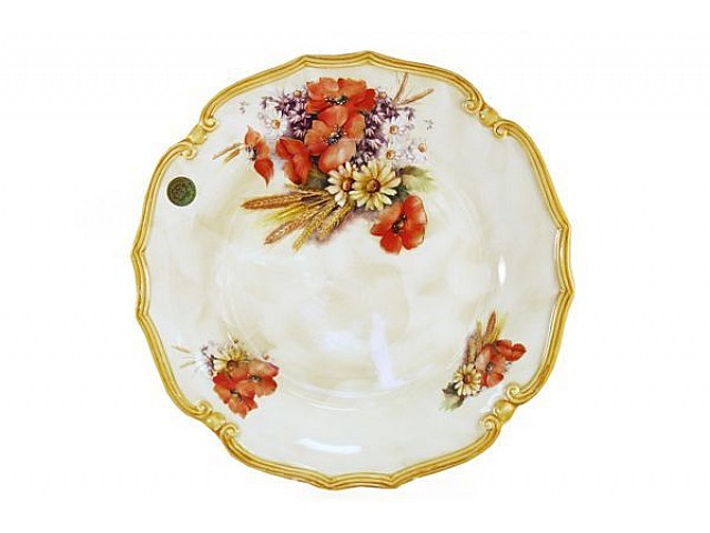 Блюдо круглое Маковый луг LCS