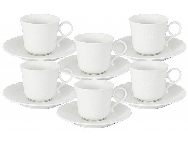 Чайный набор: 6 чашек + 6 блюдец Шелк Narumi