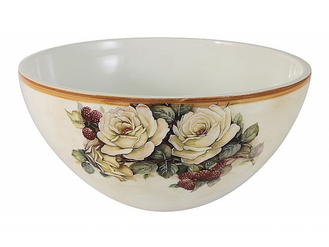 Салатник LCS Роза и малина 20 см