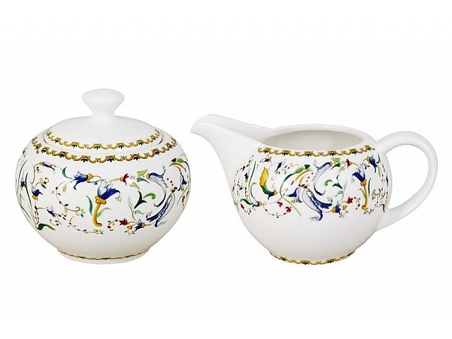 Набор: сахарница + молочник Шампань Imari