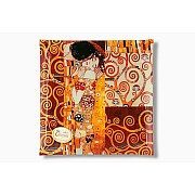 Тарелка квадратная Carmani Поцелуй (Густав Климт) 25 см