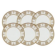 Набор из 6 десертных тарелок Тиара Голд Narumi