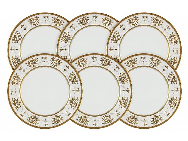 Набор из 6 десертных тарелок Тиара Голд Narumi