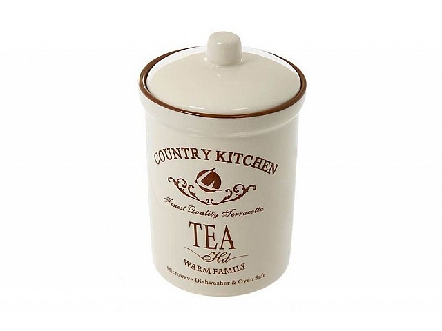 Банка для сыпучих продуктов Кухня в стиле Кантри Terracotta 14 см