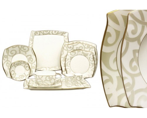 Обеденный сервиз Грегори Голд Narumi на 6 персон 27 предметов