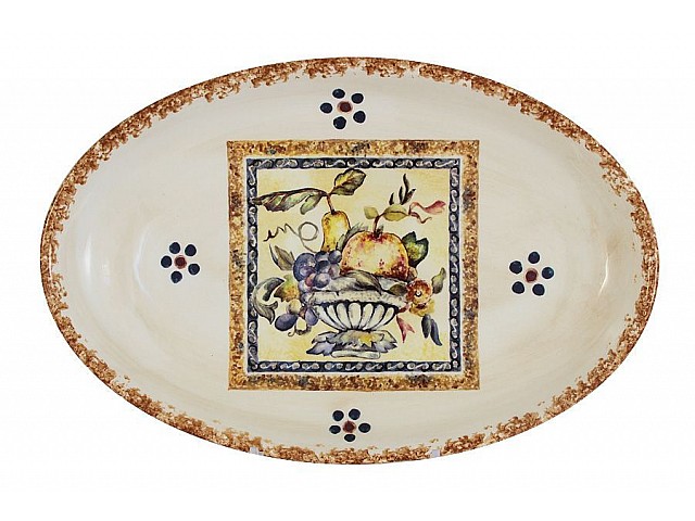 Блюдо овальное Старая Тоскана LCS