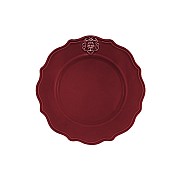 Тарелка обеденная Nuova Cer Аральдо (бордовый)