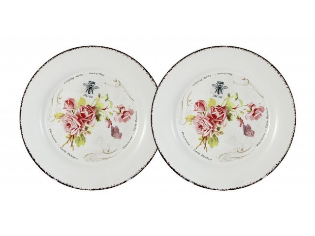 Набор из 2-х десертных тарелок LF Ceramic Розы