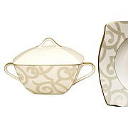 Супница с крышкой Narumi Грегори (Gregory Gold)