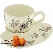 Набор для завтрака: чашка, тарелка 24 см Прованс Nuova Ceramica