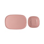 Набор посуды Форма Maxwell & Williams розовый: тарелка + 2 салатника