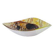 Тарелка треугольная Поцелуй (Густав Климт) Carmani 17 см