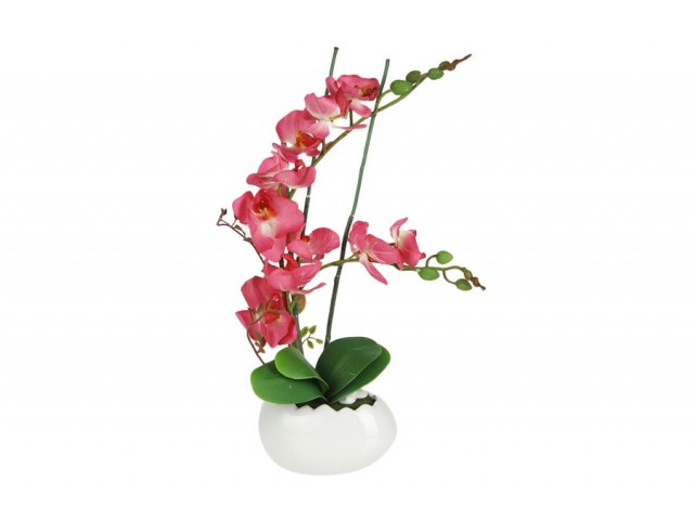 Декоративные цветы Dream Garden Орхидея бордо в вазе 51 см