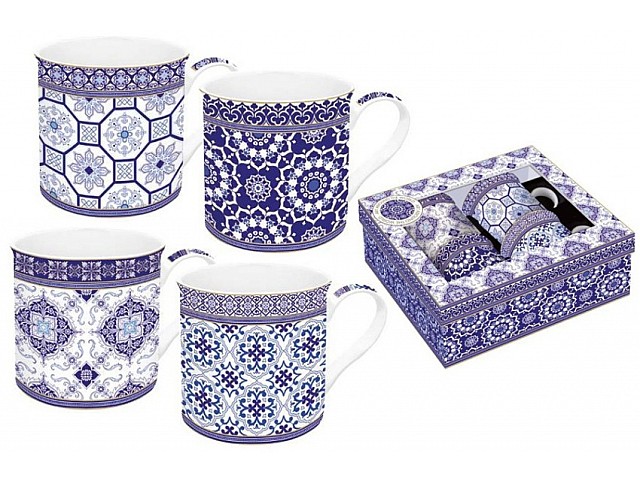 Набор из 4-х кружек Изразцы Easy Life (R2S)