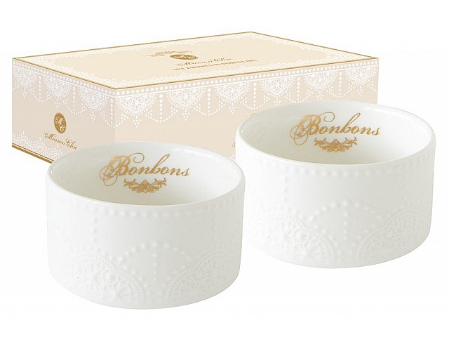 Набор из 2-х салатников Белое кружево Easy Life (R2S)