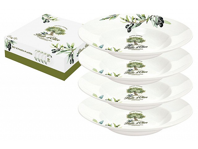 Набор из 4 тарелок для пасты Прованс Easy Life (R2S)