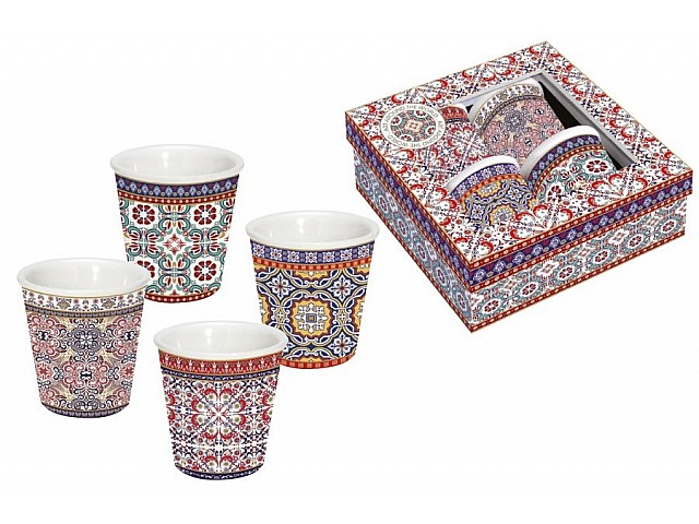 Набор из 4-х кружек для эспрессо Марокко Easy Life (R2S) 80 мл