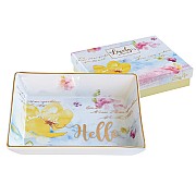 Блюдо прямоугольное Любовь Easy Life 14 см