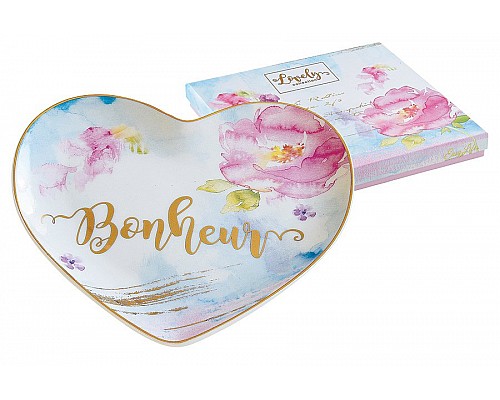 Тарелка в форме сердца Любовь Easy Life