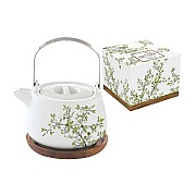 Чайник на подставке из акации Натура Easy Life 0,75 л