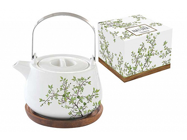 Чайник на подставке из акации Натура Easy Life (R2S)