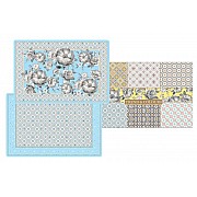 Набор 4 салфетки под горячее Цветовая палитра (голубая) Easy Life