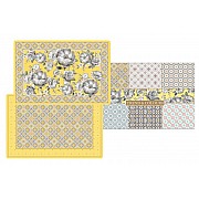 Набор 4 салфетки под горячее Цветовая палитра (жёлтая) Easy Life