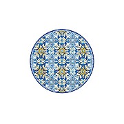 Тарелка десертная Майолика (голубая) Easy Life