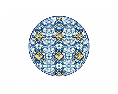 Тарелка десертная Майолика (голубая) Easy Life