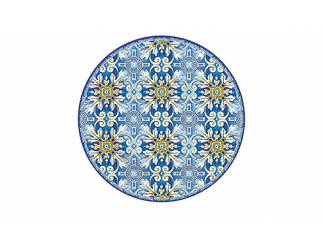 Тарелка десертная Майолика (голубая) Easy Life (R2S)