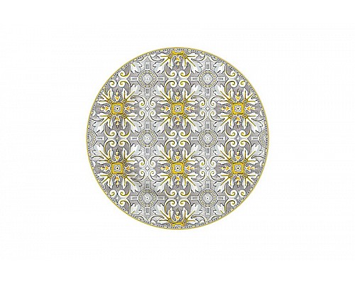 Тарелка десертная Майолика (серая) Easy Life