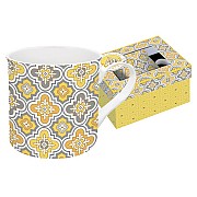 Кружка Цветовая палитра (жёлтая, узор) Easy Life 0,3 л