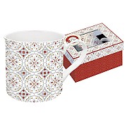 Кружка Цветовая палитра (красная, узор) Easy Life 0,3 л