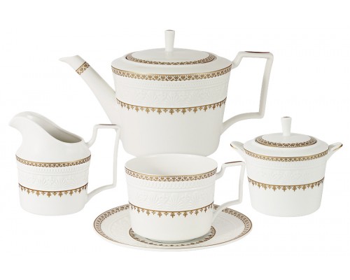 Чайный сервиз Золотой замок Colombo на 6 персон 15 предметов