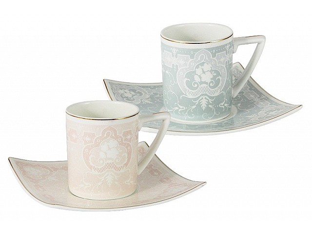 Набор кофейных пар Инфанта Anna Lafarg Emily 0,1 л на 2 персоны