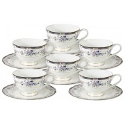 Набор для чая Маркиза Anna Lafarg Emily на 6 персон 12 предметов