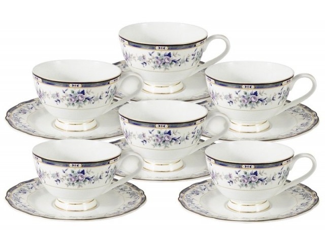 Набор для чая Маркиза Anna Lafarg Emily на 6 персон 12 предметов